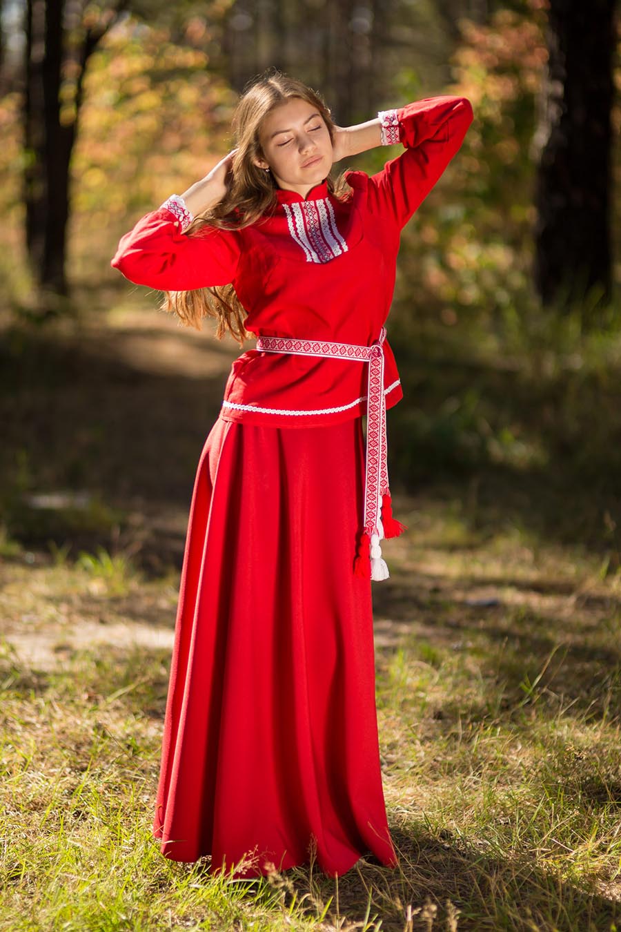 Underwear Women in Slavic costumes in Puente Alto